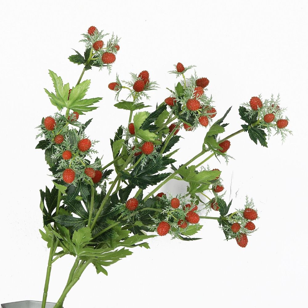 Red Black Raspberry Artificial Plant DIY Artificial Raspberry Branches Party Decoration