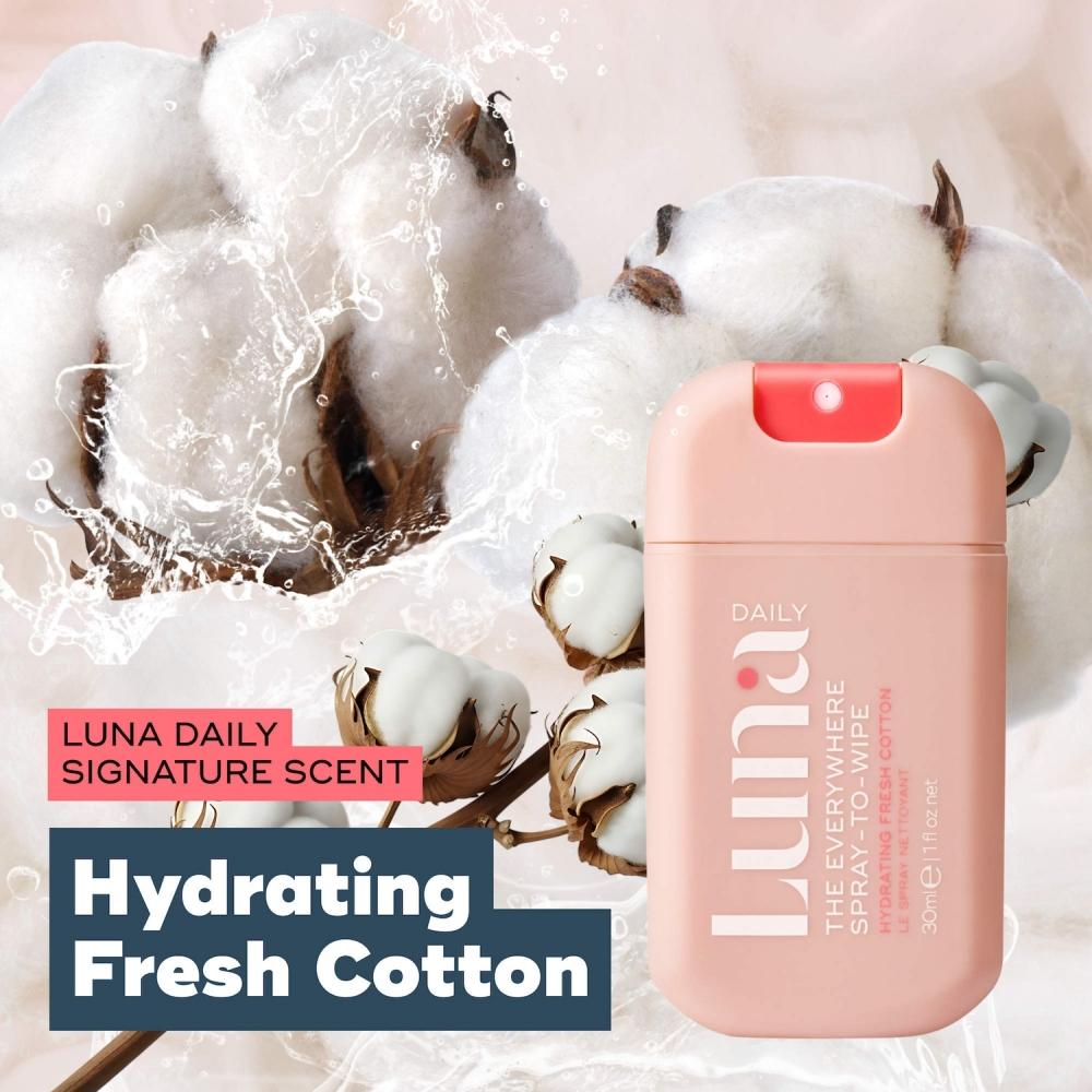 Luna Daily Hydrating Everywhere Body Minis Kit 3 Step Microbiome + Ph Balancing Routine 13.5 Oz 400 Ml