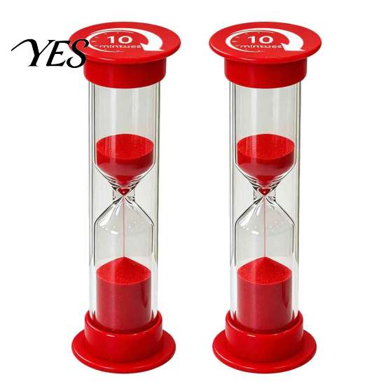 Easy Flip Sand Clock 2Pcs Colorful Hourglass Timers, Small 30s/1/2/3/5/10Mins Timer for Kids Time Management Tool Classroom Home Office Decor