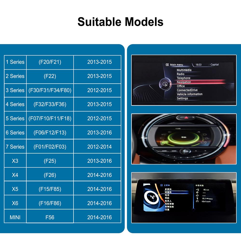 Беспроводной CarPlay Android Auto для BMW NBT CIC Mini R55 R56 R57 R58 R59 R60 R61 F54 F55 Clubman Countryman Хэтчбек John F56 F57