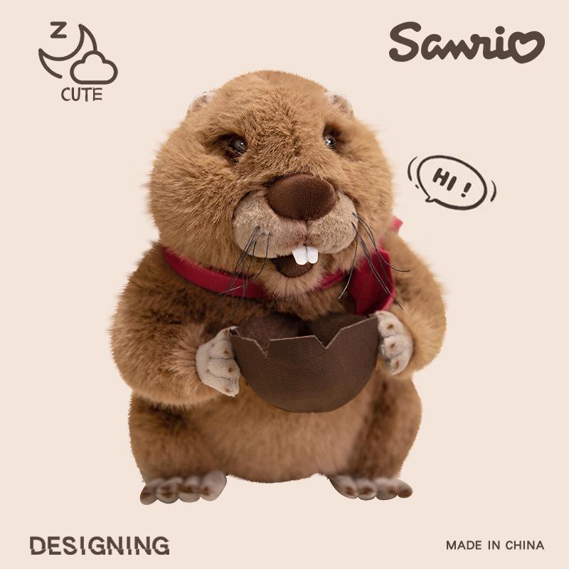 Nezha Reborn Plush Screaming Marmot Cotton Doll - Cute Birthday Gift