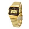 Casio Винтажные кварцевые унисекс-часы Overseas для мужчин и женщин, работающие от батарейки A700WG-9A