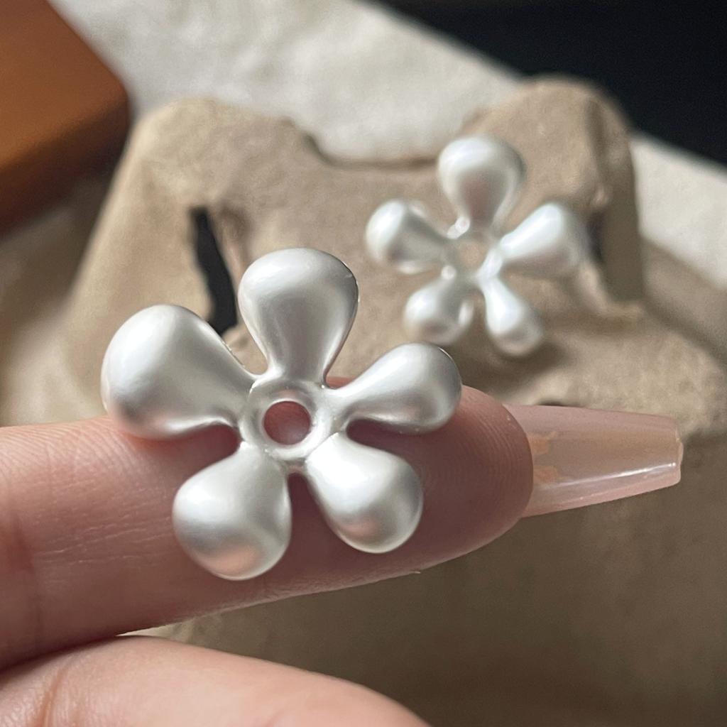 Xiaomi 925 Sterling Silver Vintage Earrings For Women Trendy Simple Simple Flower Earring Jewelry Prevent Allergy Party Accessories