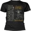 Gojira Fortitude Список песен (Органические Т) Официальная футболка мужская унисекс (XX-Large) черный