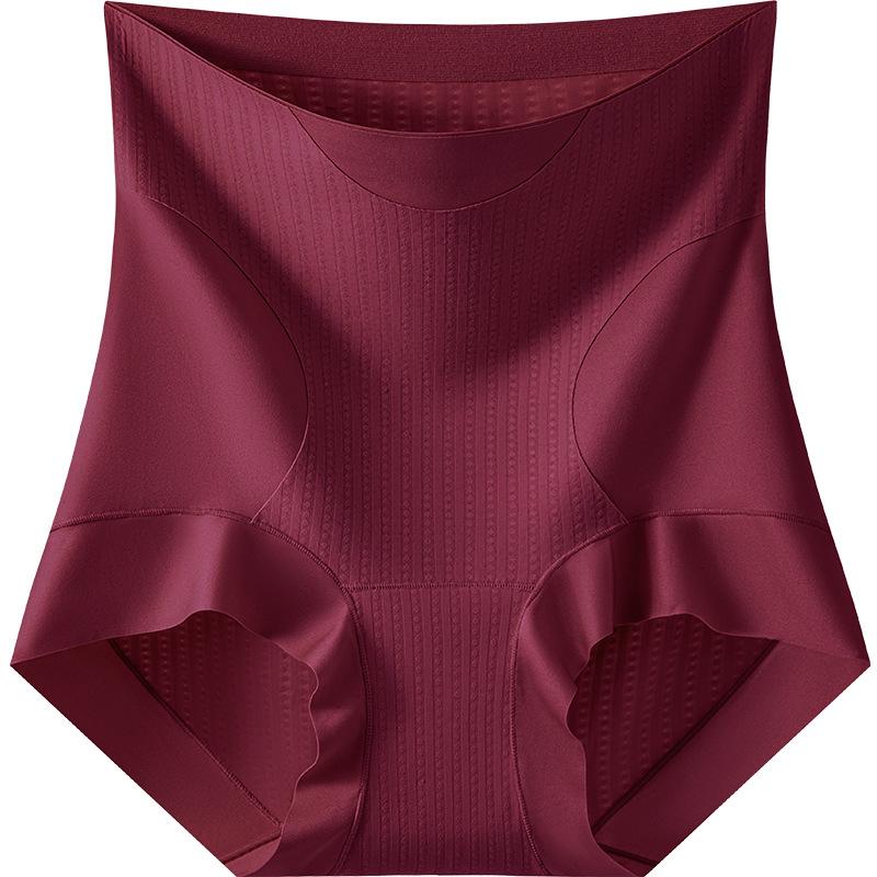 Женские весенние и осенние бесшовные корректирующие трусы с высокой талией для формирования живота, комфортные