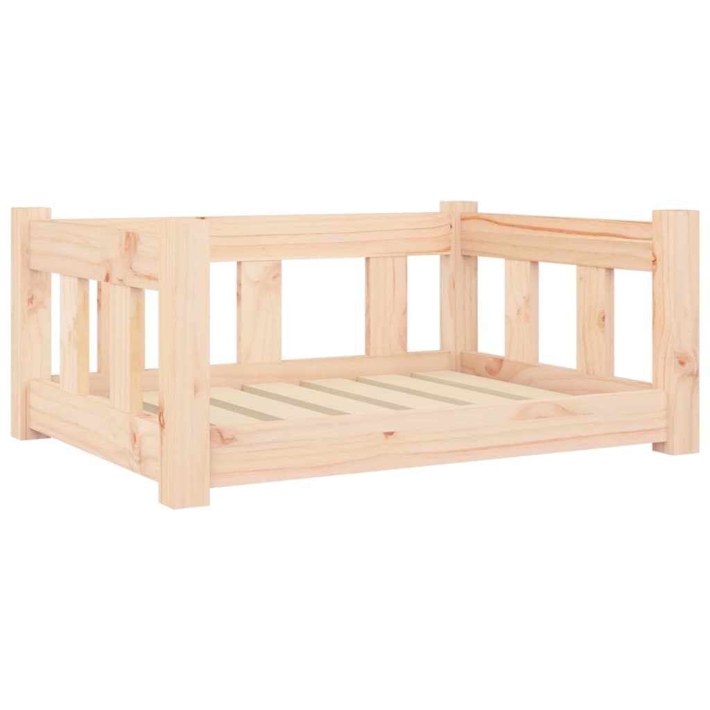 Vidaxl Legowisko Dla Psa, 65,5X50,5X28 Cm, Lite Drewno Sosnowe