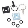 17mm Motorcycle Quick Release Screws 1/4 D-Ring Turn Race Fairing Fasteners Secure Lock for Motorbike Body Panel Fix
