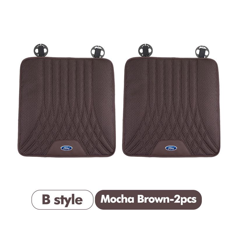 For Ford Car Styling Seats Cushion Ice Silk Elevating Pad Increase Cushion Focus mk2 mk3 mk4 Fiesta Ranger Mondeo S-MAX Kuga