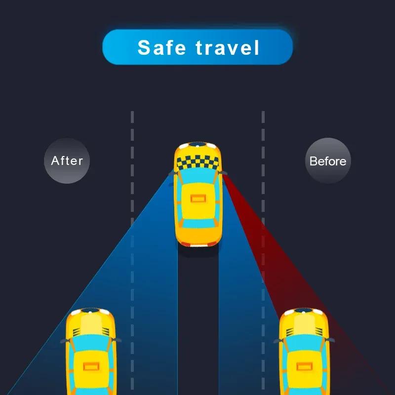 Зеркало мертвой зоны автомобиля с вращением на 360°, широкоугольное, регулируемое, маленькое круглое выпуклое зеркало, вспомогательное зеркало заднего вида для парковки