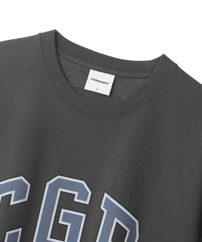 Футболка с коротким рукавом Extra Oversized с логотипом Arch CGP Cgp - Угольный