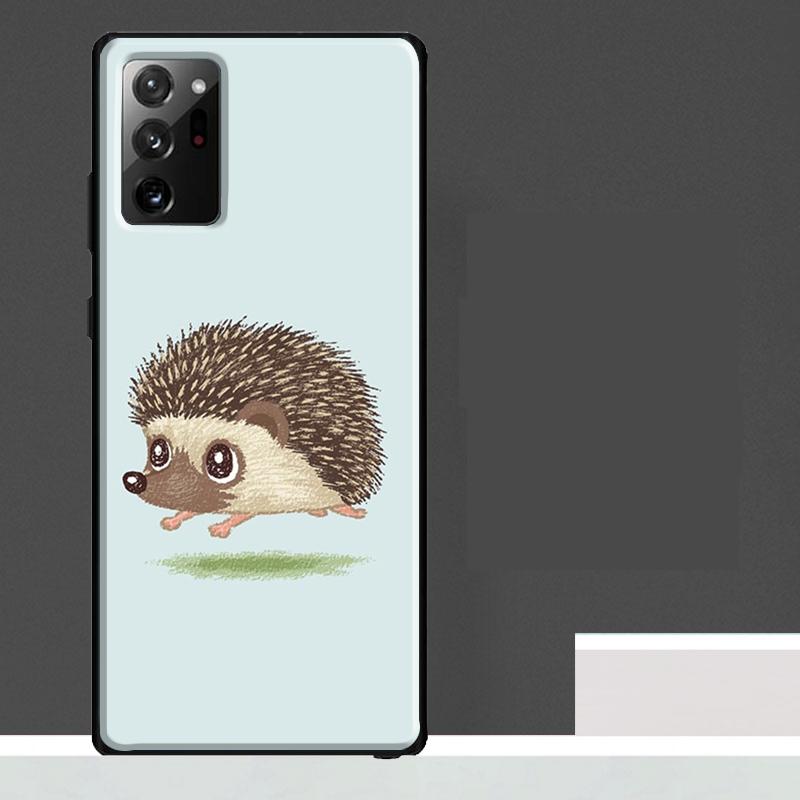 Милый чехол-ёжик для Samsung Galaxy S25 Ultra S23 S22 S21 S24 Ultra S9 S10 S20 Plus S25 FE