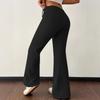 Women S High Waist Flared Thick Casual Sports Pants