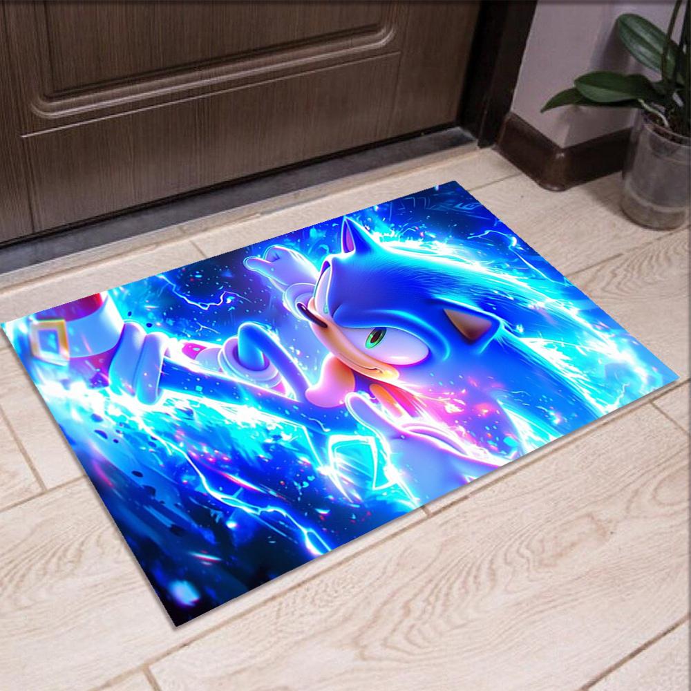 Sonic Printed Carpet,Rug,for Office Chair Living Room Bedroom Kitchen Room Decor Gifts.