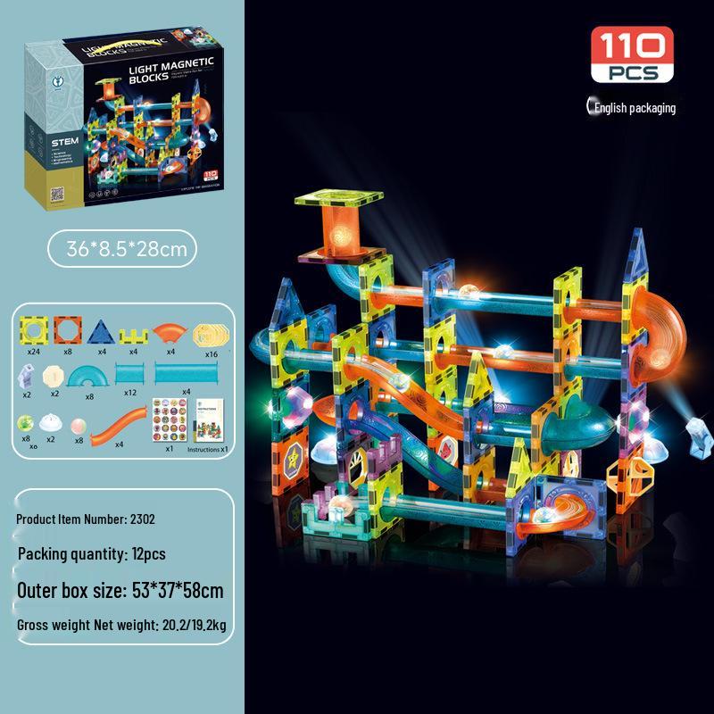 Магнитные шариковые строительные блоки Diger Pipeline: Красочный развивающий набор игрушек для детей