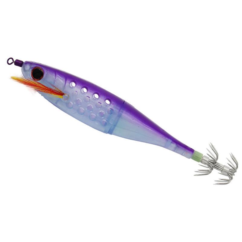 Деревянная клетка-приманка для креветок для рыбалки: Кальмар, Осьминог и Каракатица, 10 г