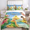 Tinker Bell'S Fairy Adventure Print 3Pcs Bedding Setduvet Cover With 2 Bedropillowcase Home Birthday Gift