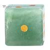 Товары для настольных игр Кубики из натурального камня с золотыми точками, Мини-кубики из искусственного хрусталя для исцеления, Резные 6-гранные для настольных игр Декоративные
