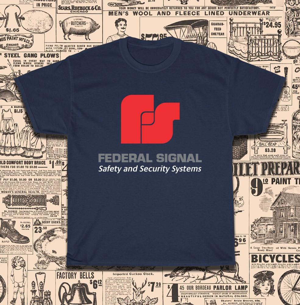 Новая футболка с логотипом Federal Signal Safety and Security Американский размер S5XL Унисекс футболка