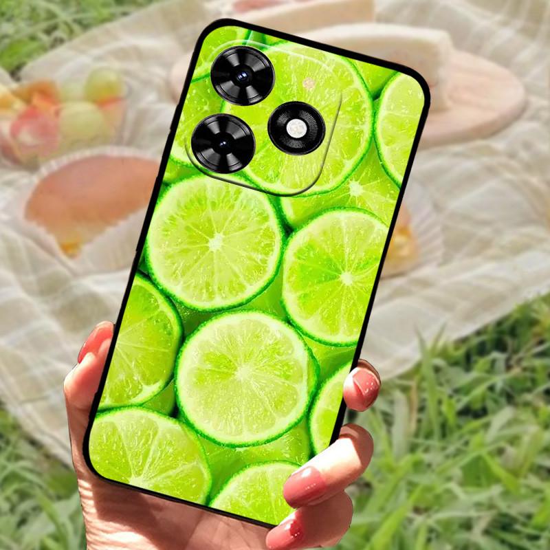 Для Tecno Spark 20 20C Чехол-бампер Силиконовый Мягкий Мраморный Черный Funda Coque для Tecno Spark 20 Pro Защитные Чехлы Spark20