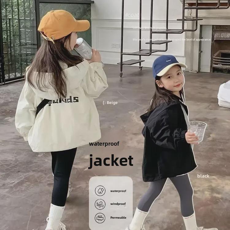 Яркие ветровки с капюшоном для девочек - стильная верхняя одежда для детей на осень/зиму