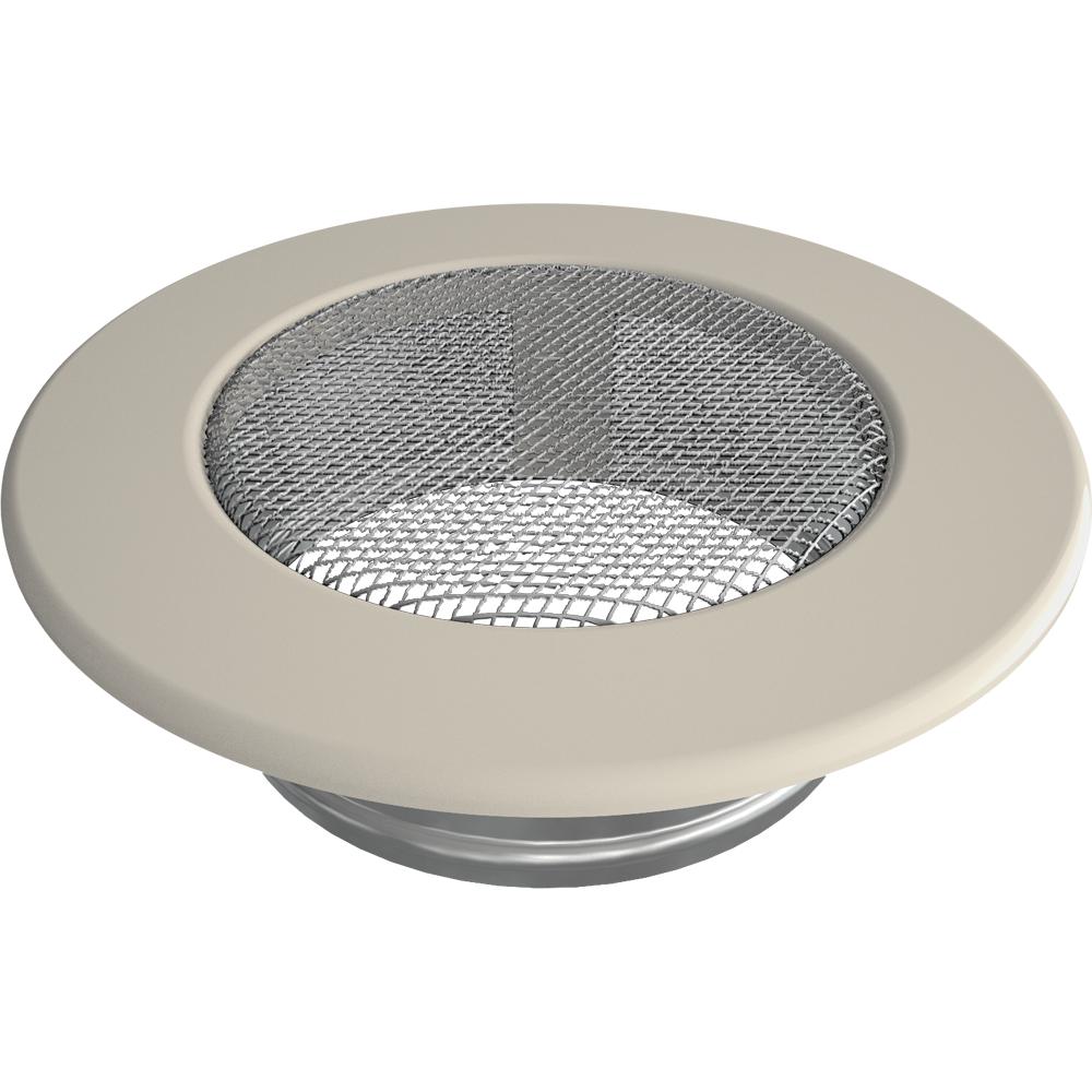 Крышка вентиляционная круглая Ø 100 кремовая