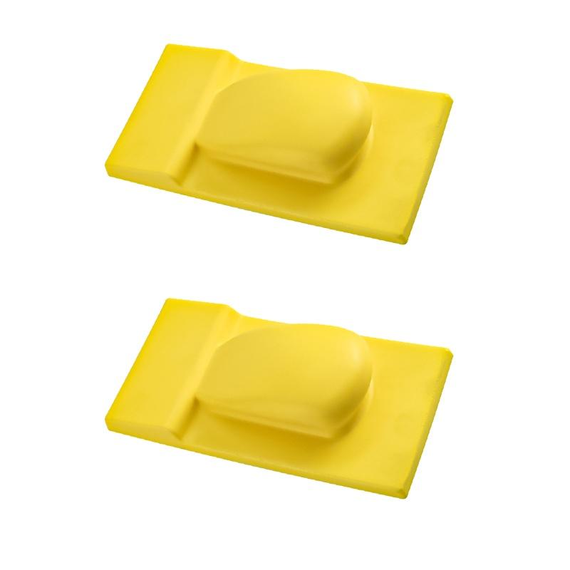 Блок для ручного шлифования на липучке Блок для ручного шлифования с пальцами Боковые крючки и петли Быстрая смена