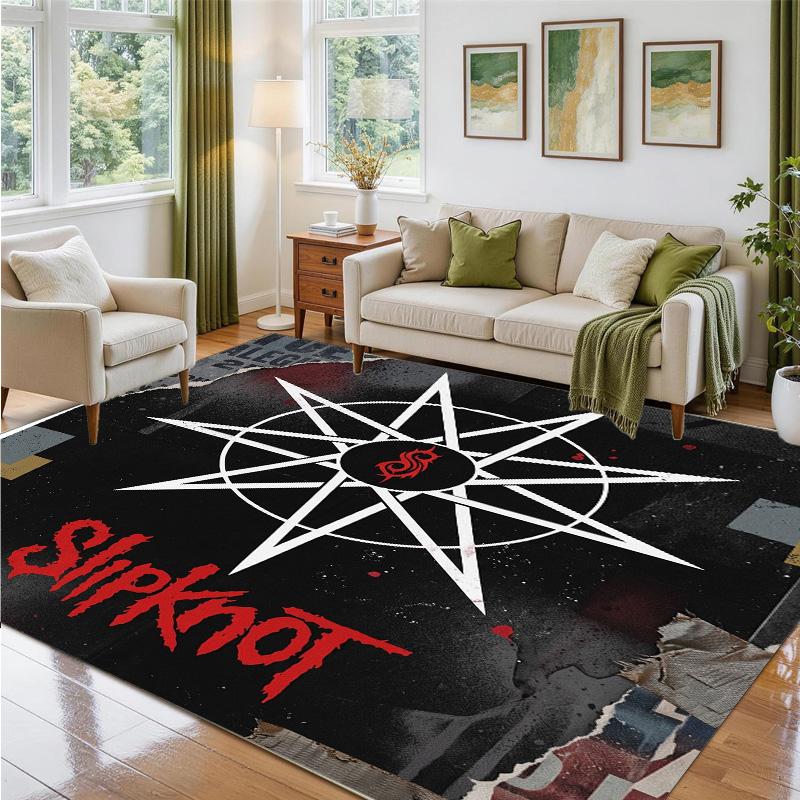 Slipknot Design Crystal Velvet Rug Soft Decorative Mat for Bedroom Entrance