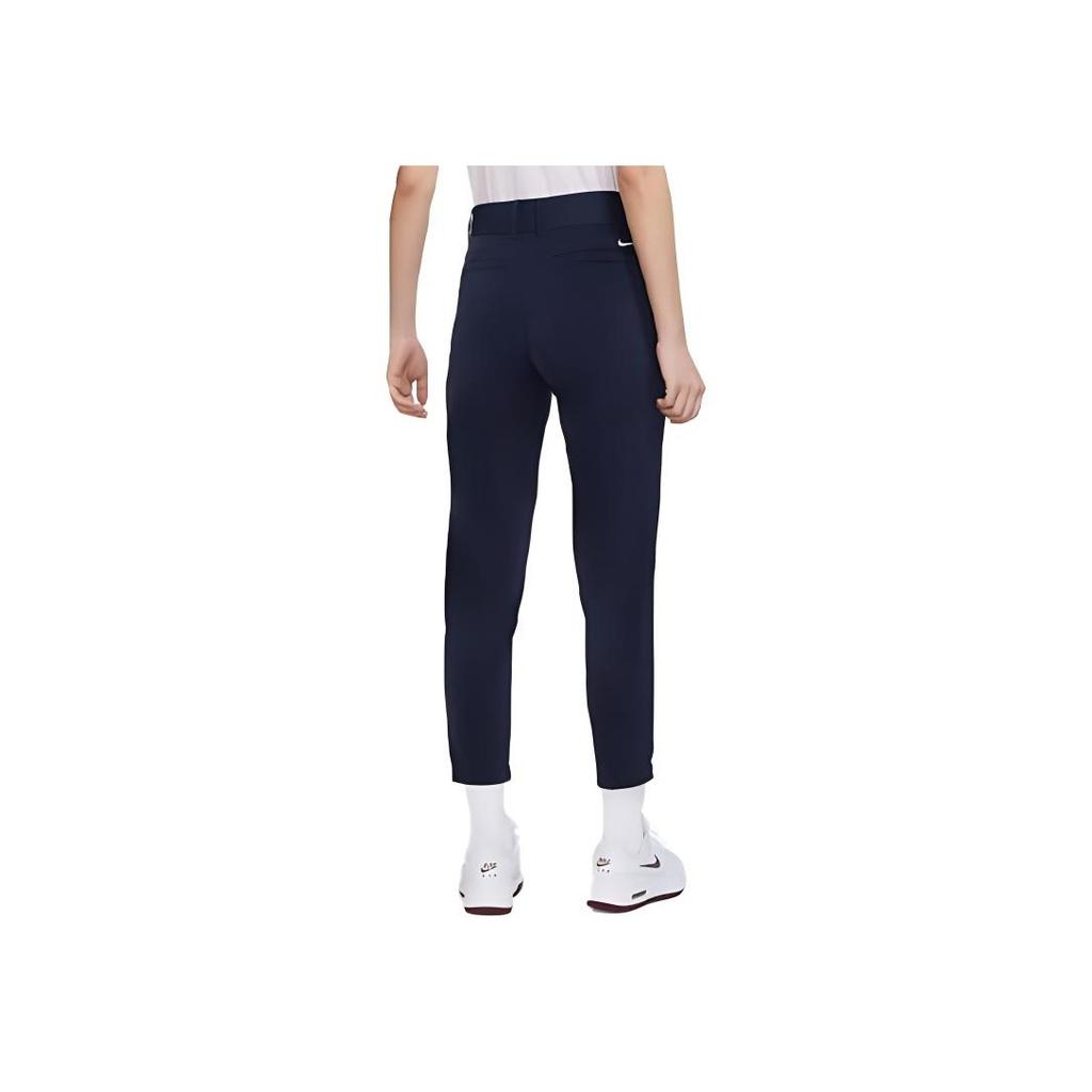 Nike Dri-FIT Solid Quick-Dry зауженные укороченные брюки женские низ черный DO6786-451