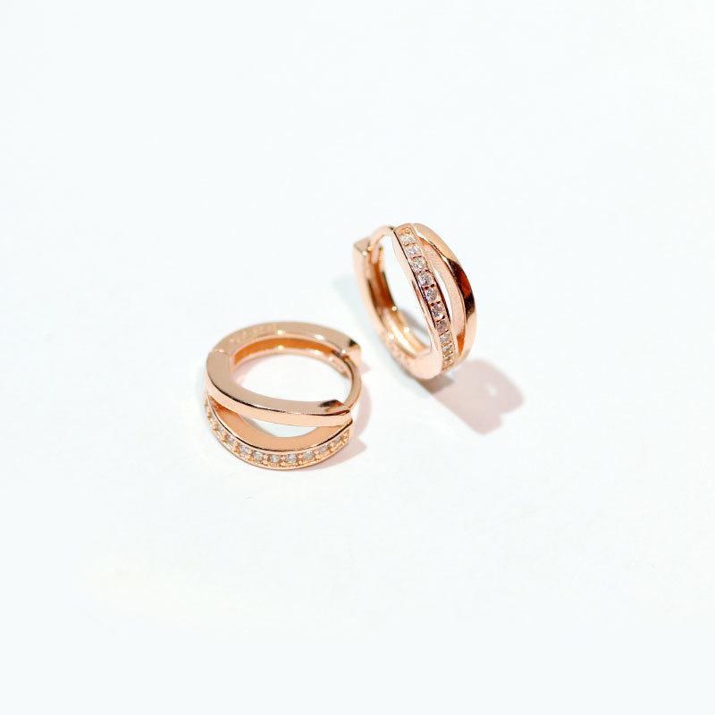 2024 Trendy Custom Earrings: 925 Sterling Silver, High-End Gold & Rose Gold Needle Style