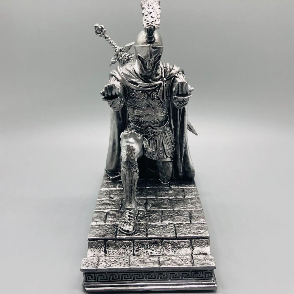 Ручка и держатель для телефона Executive Knight Bronze - Статуэтка римского воина в доспехах