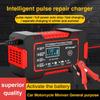 12V 6A Smart Universal Lead-Acid Battery Charger for Motorcycle & Car