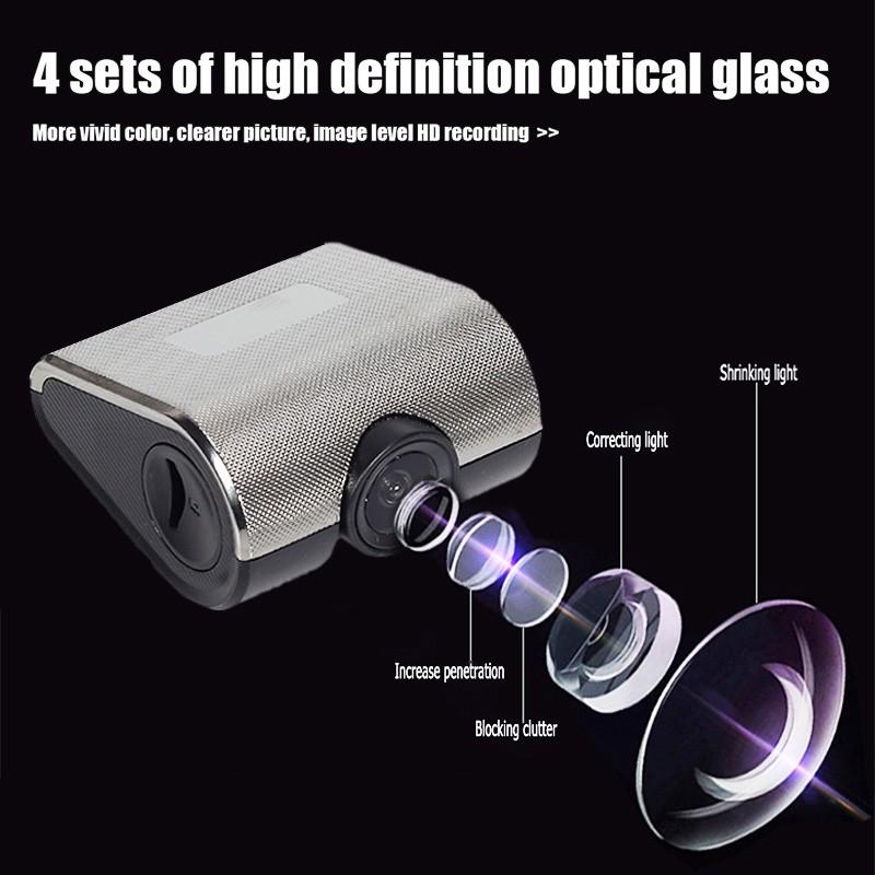 HD 1080P регистратор для вождения с большим экраном и DVR ADAS, дисплей скорости, цинковый сплав, скрытый USB-регистратор для вождения, автомобильный видеорегистратор