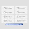 XKUGH1 For BMW New 2025 4/8PCS Car Metal Decal Badge Waterproof Decorative Sticker Accessory For BMW E30 E34 E36 E39 E46 E52 E53 E60 E6
