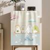 Modern No Drill Hook and Loop Shoe Cabinet Dust Cover Short Curtain for Kitchen Home Decor