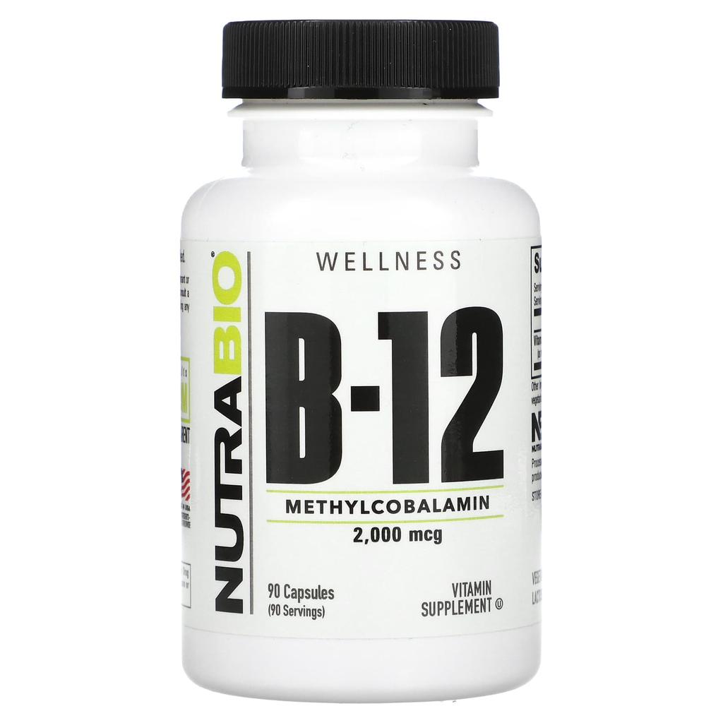 Vitamin B-12, 2,000Mcg, 90 Capsules
