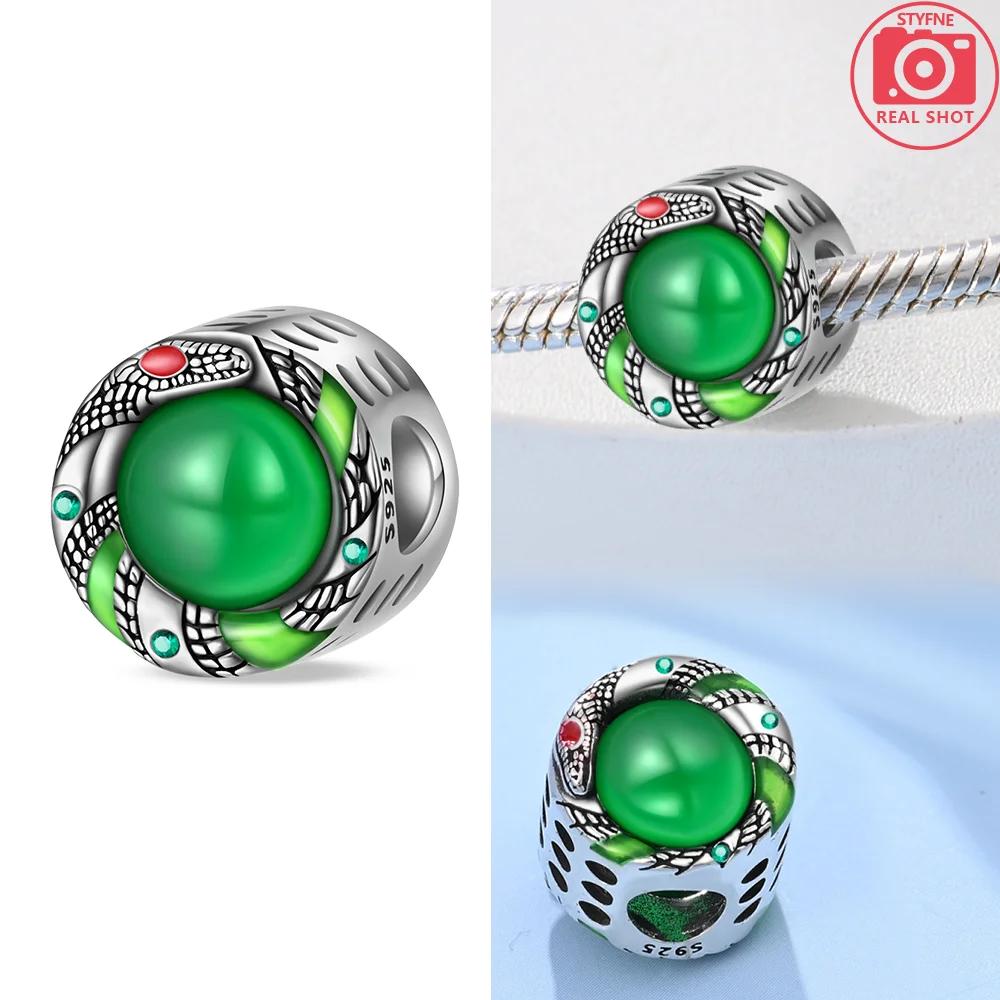 Copper Red Snake Zircon Squirrel Animal Elephant Bead Fit Bracelet Original Jewelry Diy Accessory Women Delicate Gift