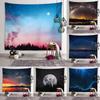 Starry Sky Wall Art Decorative Aesthetic Tapestry Dormitory Room Aesthetic Decoration Living Room Bedroom Home Decoration