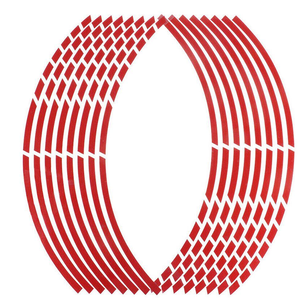 Auto Personality Wheel Decoration Wheel Sticker Reflective Rim Tape Tire Strips Motorbike Decals