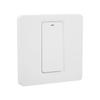 Wall Push Button Smart Light Switch Zero Fire 1 Gang 600W ABS for TUYA AC 100‑240VWifi