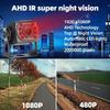 4-канальный Автомобильный DVR Регистратор Система Инфракрасное Ночное Видение 10,36 Дюймов 1080P AHD Камеры Заднего Вида MP5 FM Сенсорный Монитор Для Грузовика