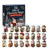 Holiday Gift for Kids Friends 2026 Christmas Advent Calendar, 24-Day Acrylic 2D Ornament Set with Blind Box Animal Figures, Tree Hanging Decor,