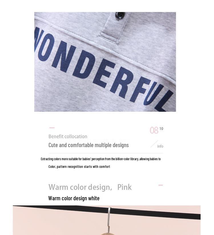 Мальчиковый свитшот поло с отложным воротником - Красивый повседневный топ для детей, Осенняя одежда