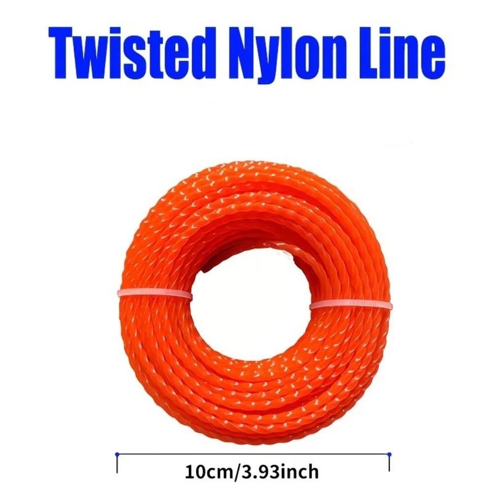 2.4mm 2.7mm 3mm Diameter Grass Trimmer Rope Nylon Material Brush Cutter Line Professional Use