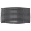 Raised Bed Anthracite 140x140x68 Cm Galvanized Steel