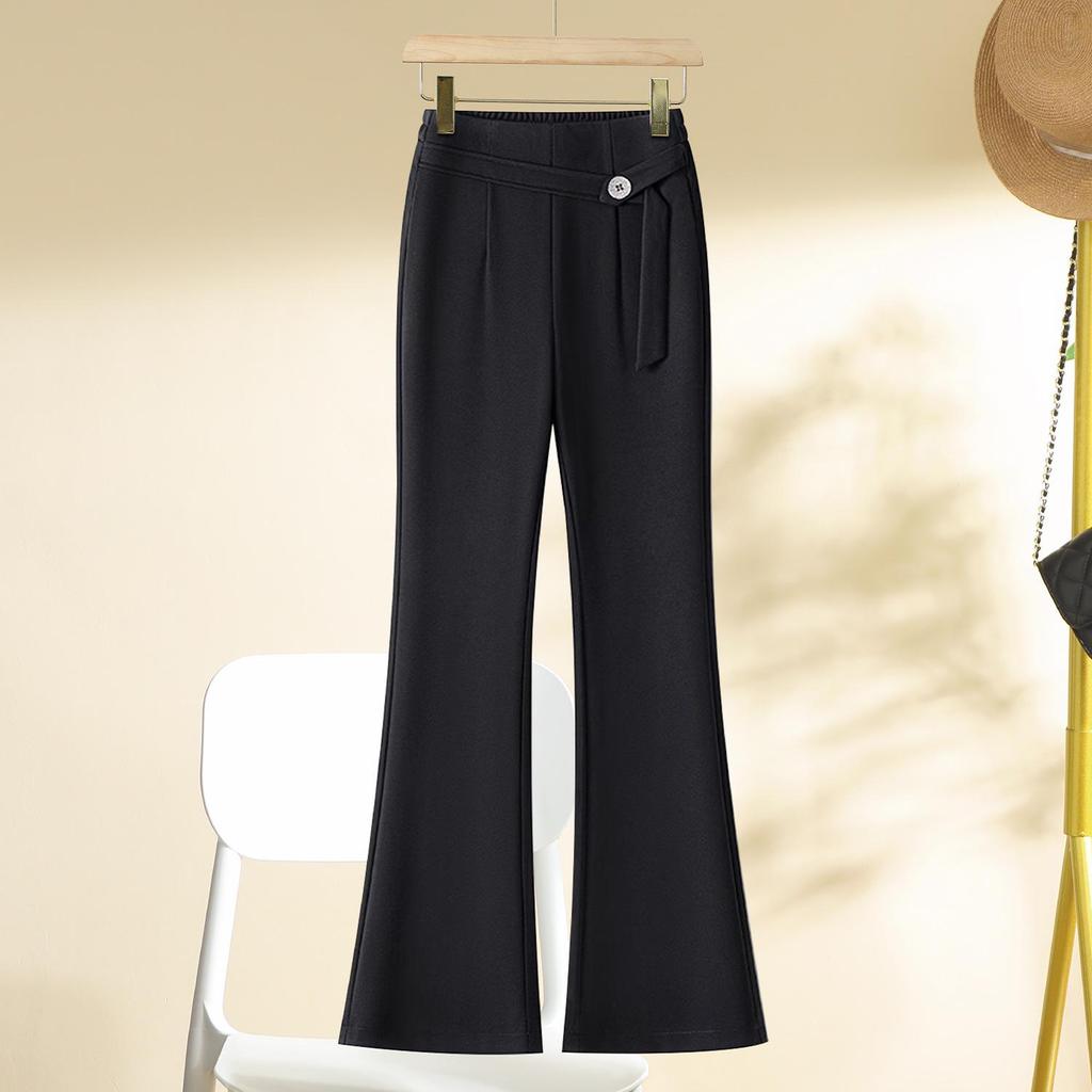 2025 Women's High-Waisted Micro-Flare Pants - Spring/Autumn Collection