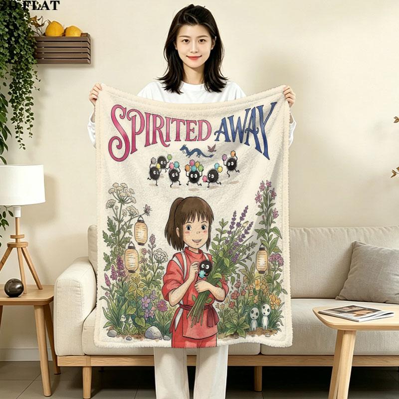 1PC Away Patterned Flannel Blanket Suitable For All Seasons For Home Decor Warmth And Comfort Gifts Holiday Present