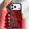 Красная Роза Чехол для Телефона для iPhone 17 Air 16e 15 14 13 Pro Max Задняя Крышка для 12 11 Pro Coque