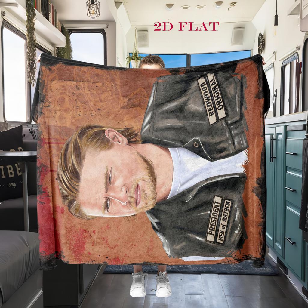 Rebellion Wheels: Sons Anarchy blanket Suitable for all seasons sofa blanket sheet Office rest blanket Nap Blanket