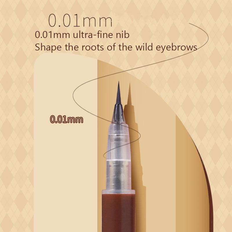 Ultra 1pc Liquid Eyebrow Pencil Fine Waterproof Long Lasting Eyebrow Pen Eye Makeup Eyebrow Enhancer
