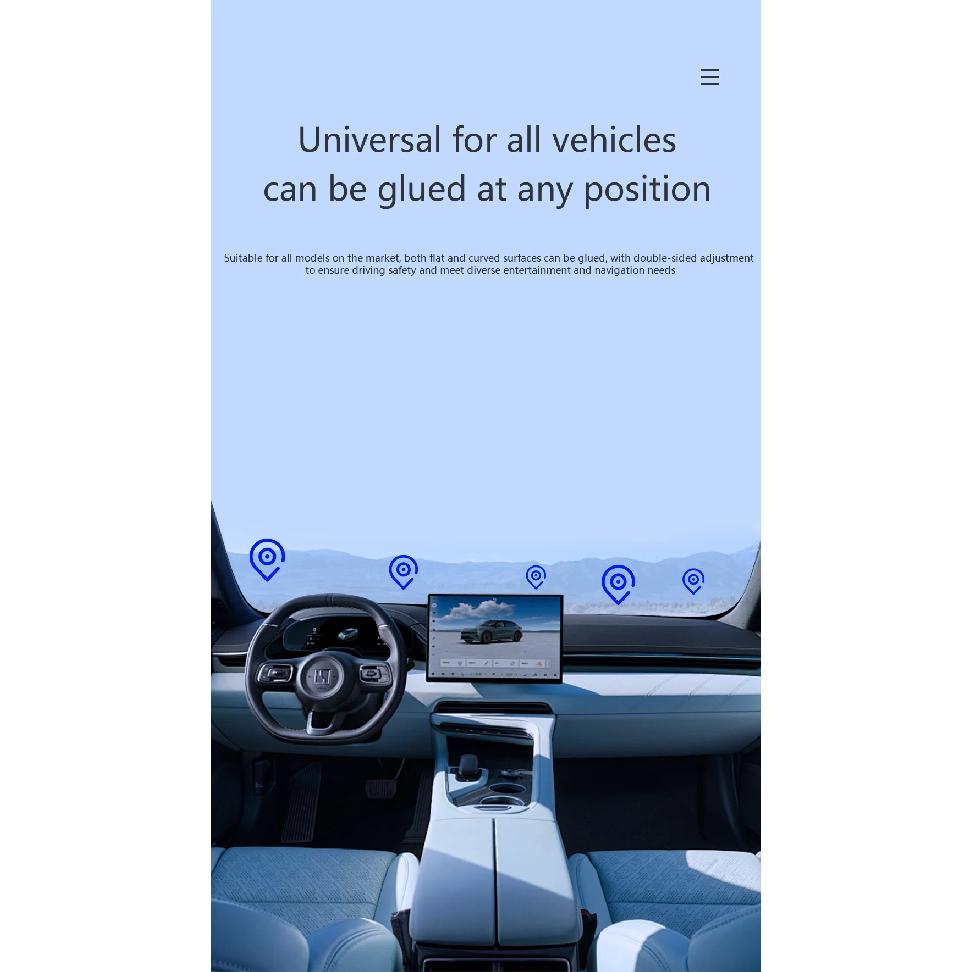 X98 Fully Automatic Adsorption Bracket Foldable Navigation Stand Anti-shake Vacuum 360 Degree Rotating Magnetic Car Phone Holder